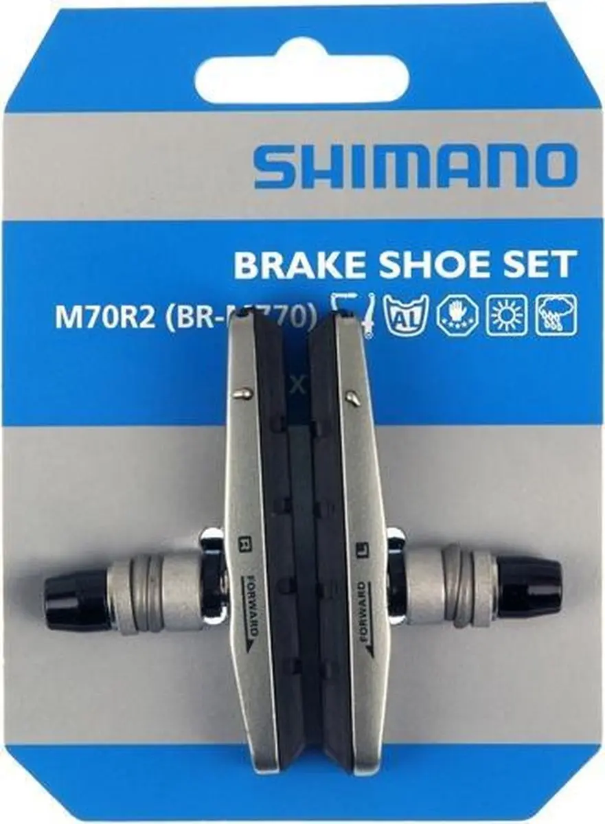 Shimano Remblokken BR-M770 XT V-brake - Zilver