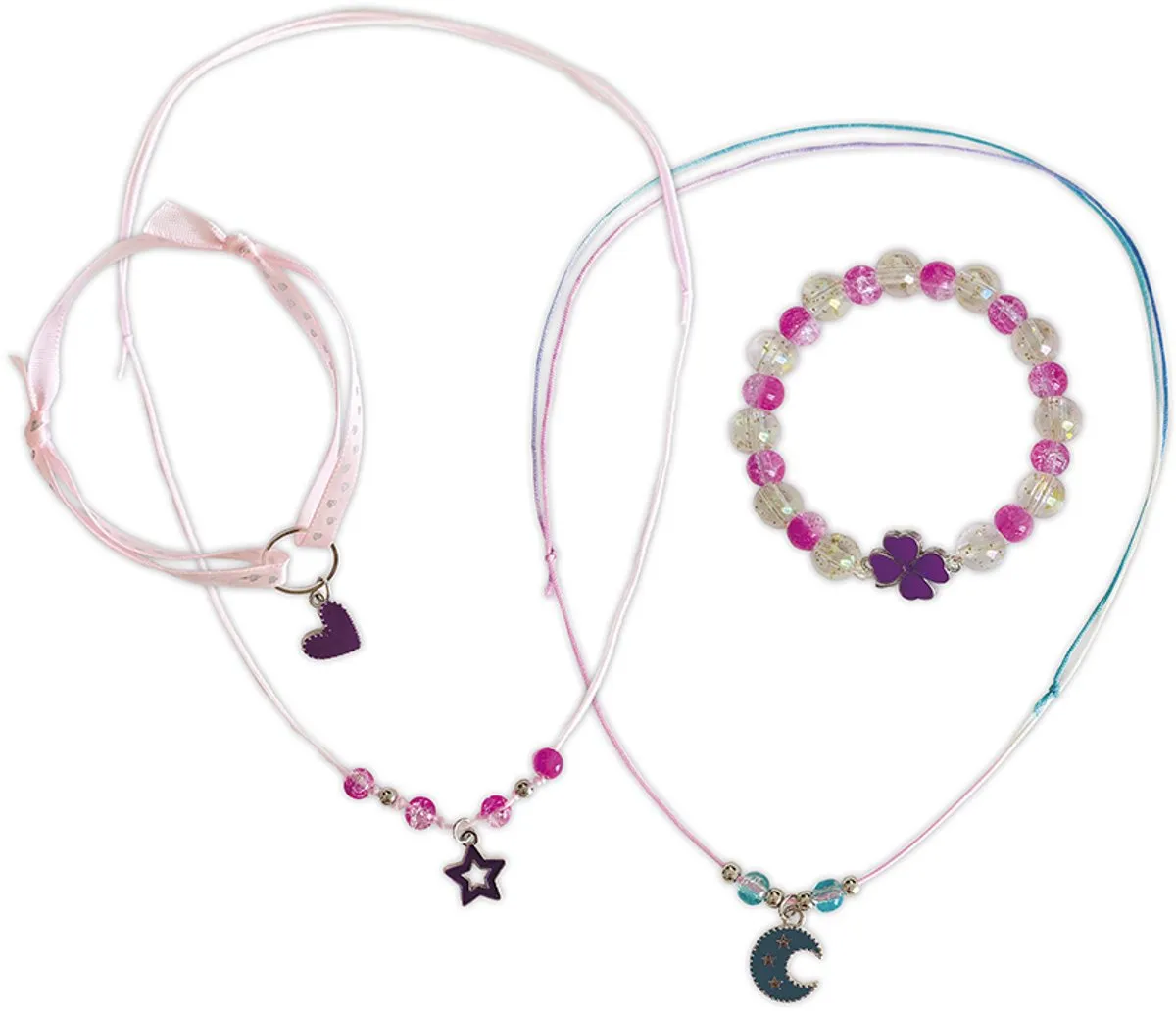 Janod Les Ateliers Bijoux Knutselpakket - 4 Sieraden Multicolor