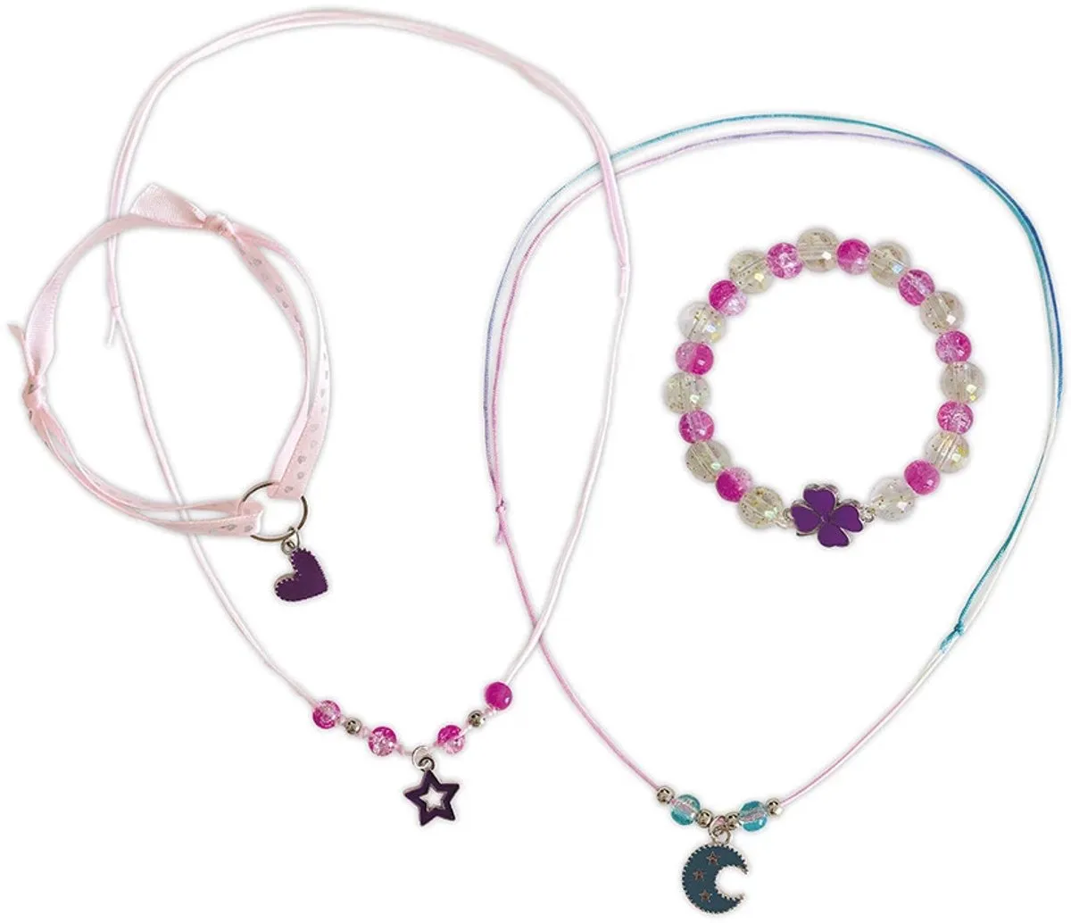 Janod Les Ateliers Bijoux Knutselpakket - 4 Sieraden Multicolor