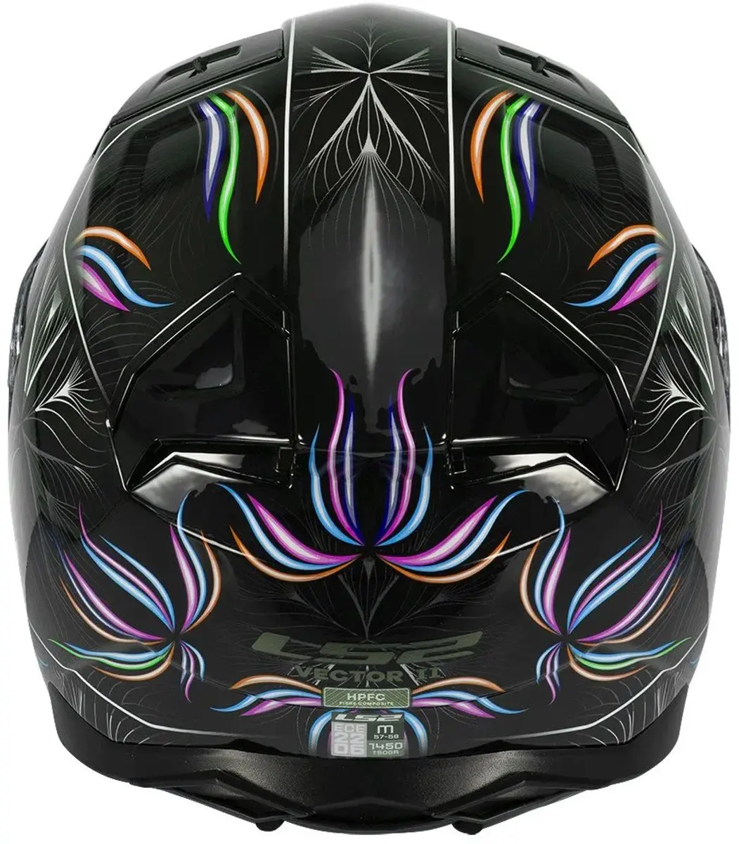 LS2 Ff811 Vector II Integraalhelm - XS - Zwart/Wit