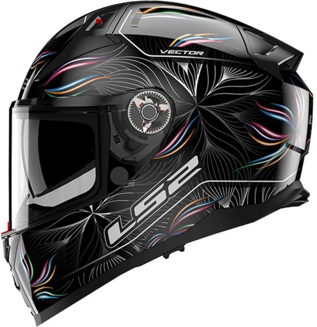 LS2 Ff811 Vector II Integraalhelm - XS - Zwart/Wit