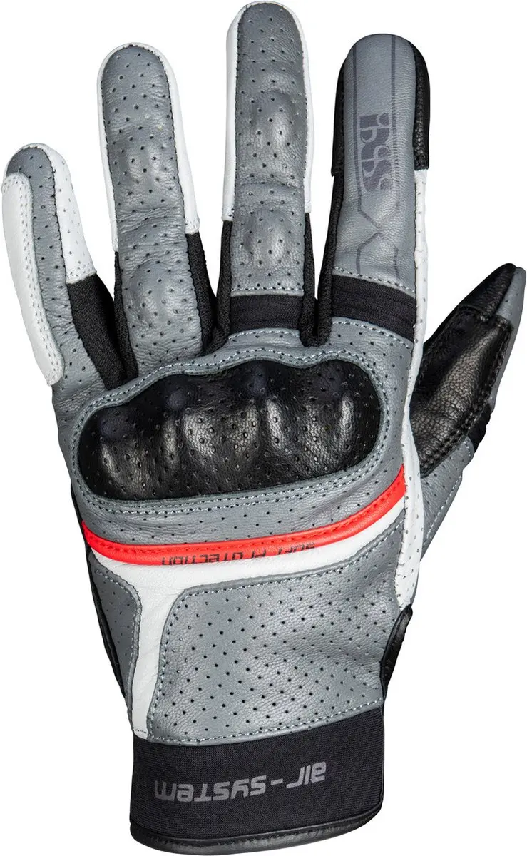 IXS Sport Talura 3.0 Geperforeerde Dames Zwart Wit Handschoenen