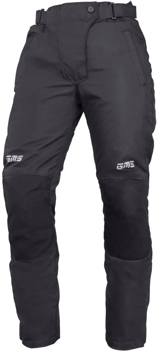 gms Starter Dames Zwarte Textiele Motorbroek