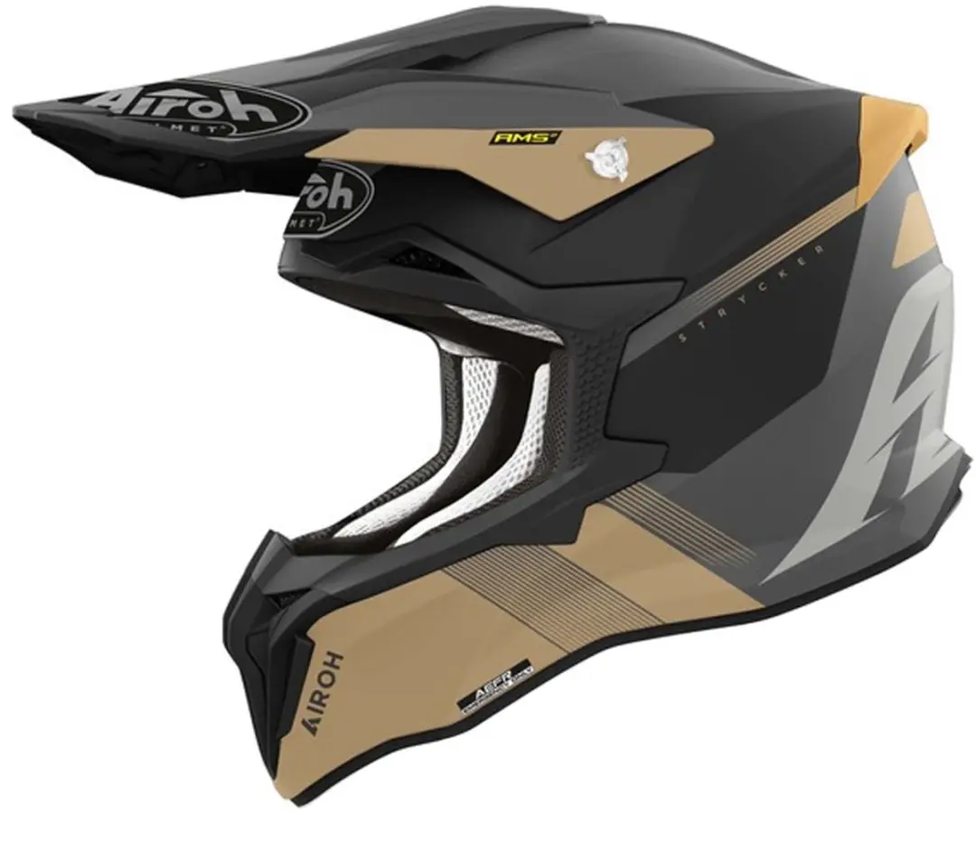 Airoh Strycker Blazer Goud Mat Offroad Helm