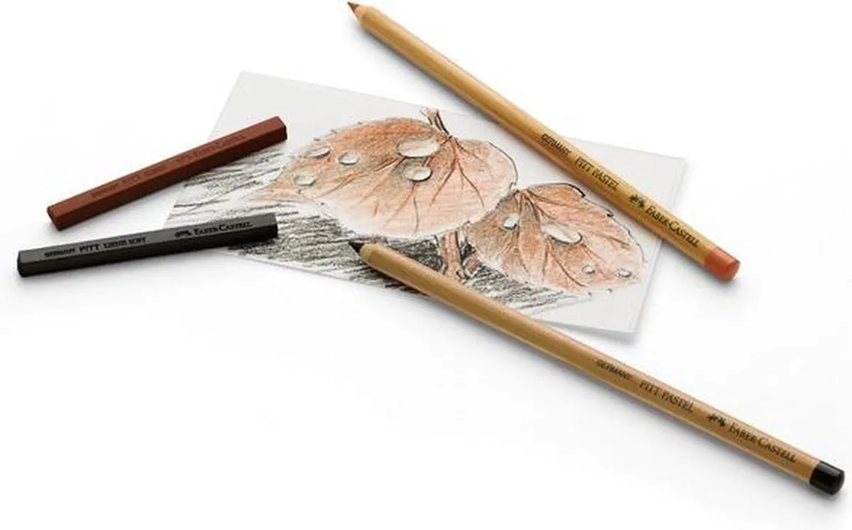 Faber-Castell Pitt Pastelpotloden FC-112160 - 60 Stuks