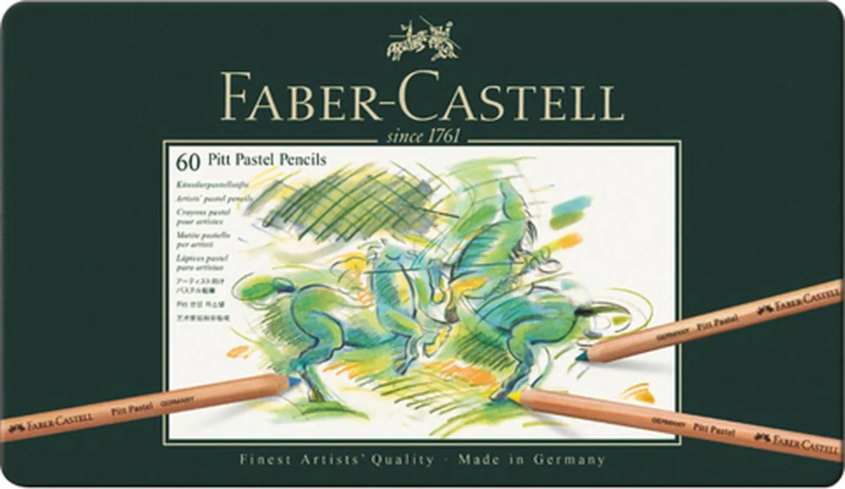 Faber-Castell Pitt Pastelpotloden FC-112160 - 60 Stuks