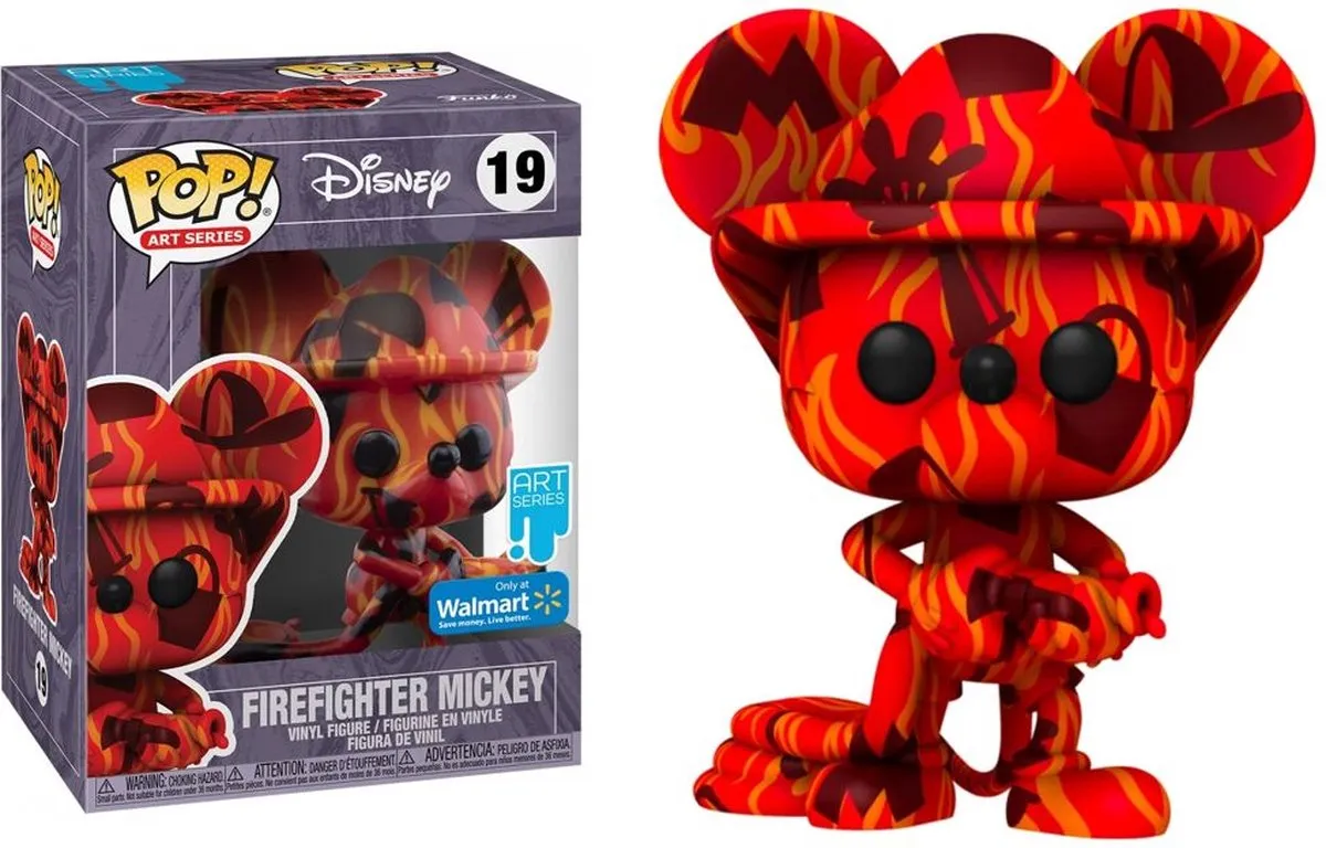 Funko Pop! Disney Art Series Firefighter Mickey #19