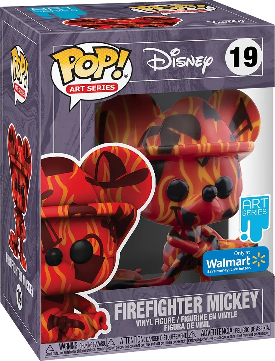 Funko Pop! Disney Art Series Firefighter Mickey #19