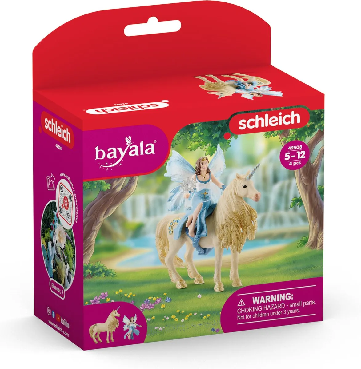 Schleich Bayala Eyela Buitenrit Gouden Eenhoorn Speelfiguur - Multikleur