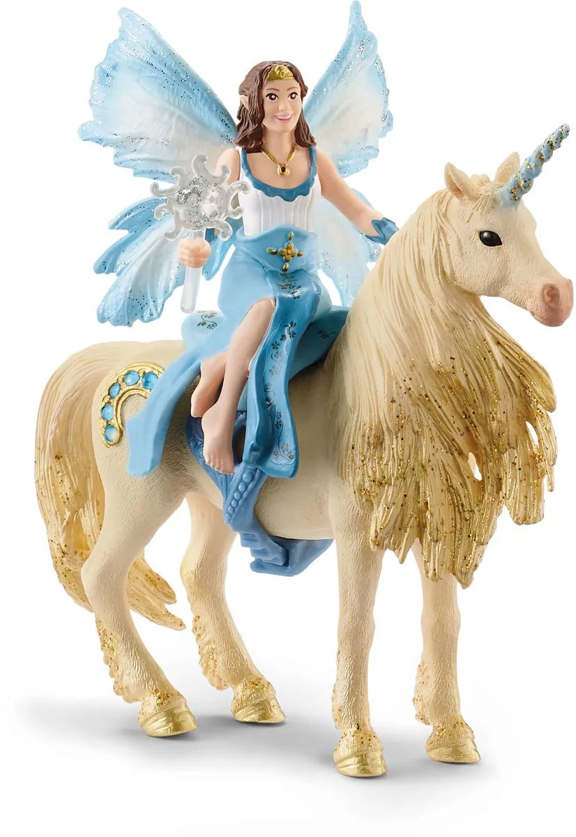 Schleich Bayala Eyela Buitenrit Gouden Eenhoorn Speelfiguur