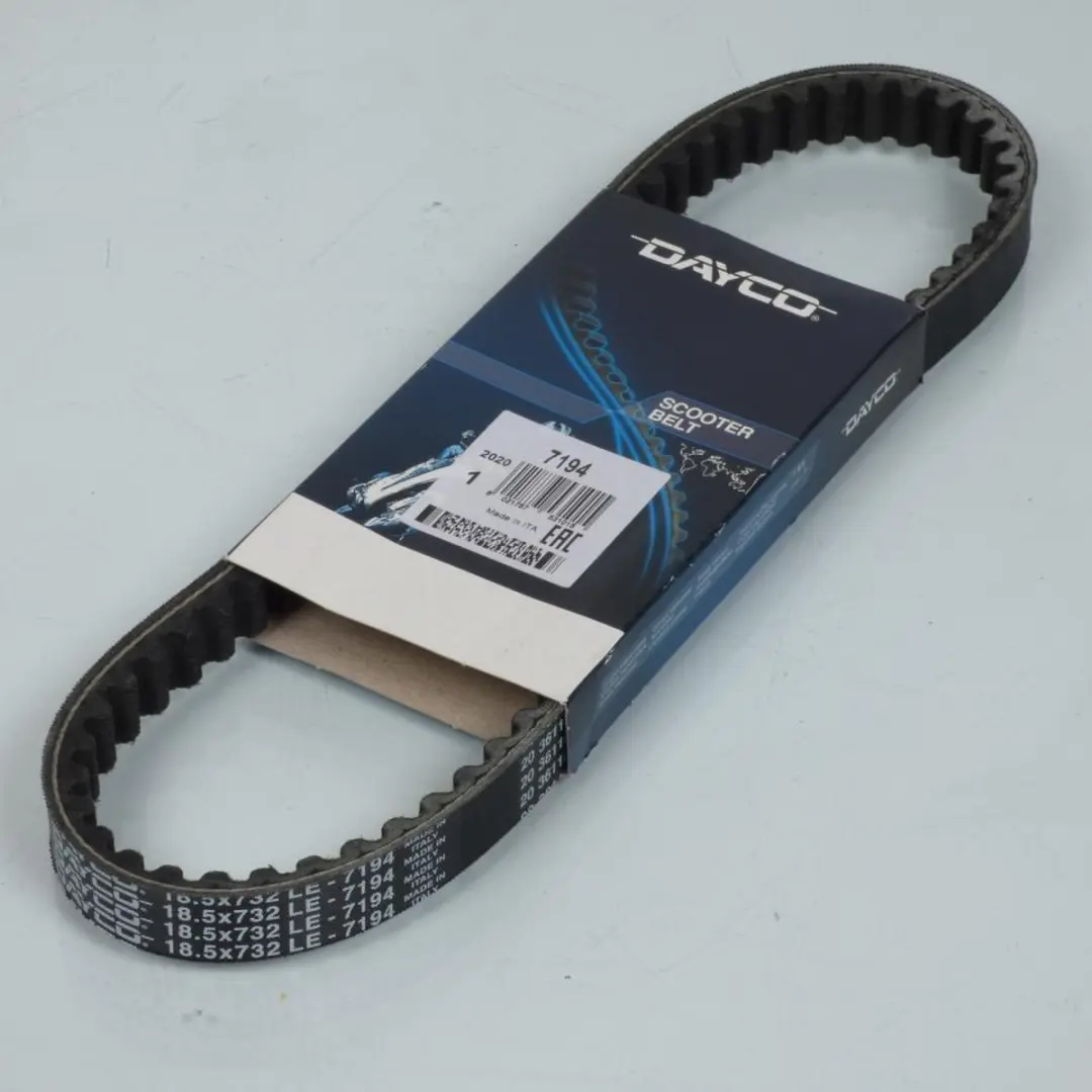 transmissieriem dayco voor scooter piaggio 50 vespa s 4t 4v 2008 tot 2009 82645r