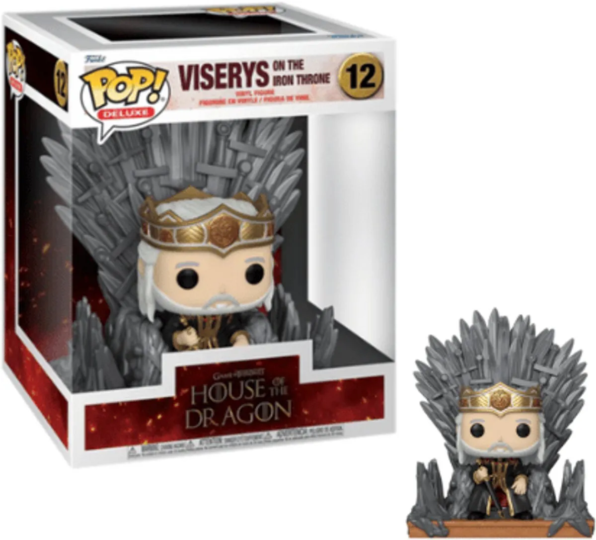 Funko Pop Deluxe House of the Dragon Viserys op Troon #12 - Multi