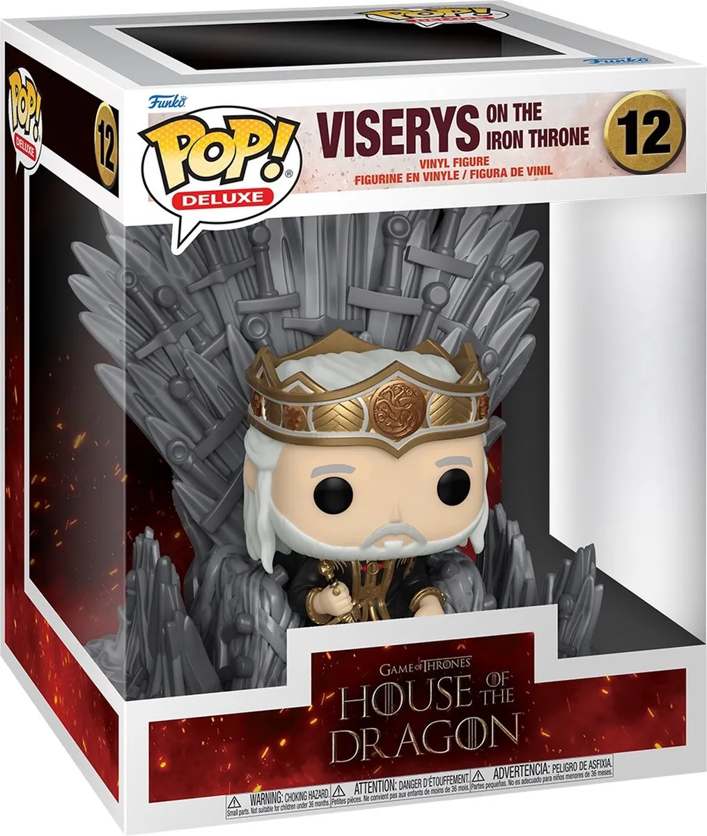 Funko Pop Deluxe House of the Dragon Viserys op Troon #12 - Multi