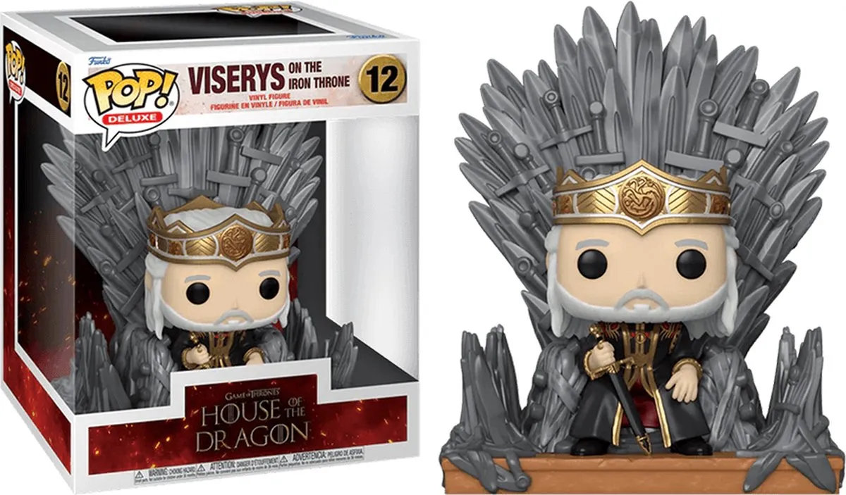 Funko Pop Deluxe House of the Dragon Viserys op Troon #12 - Multi