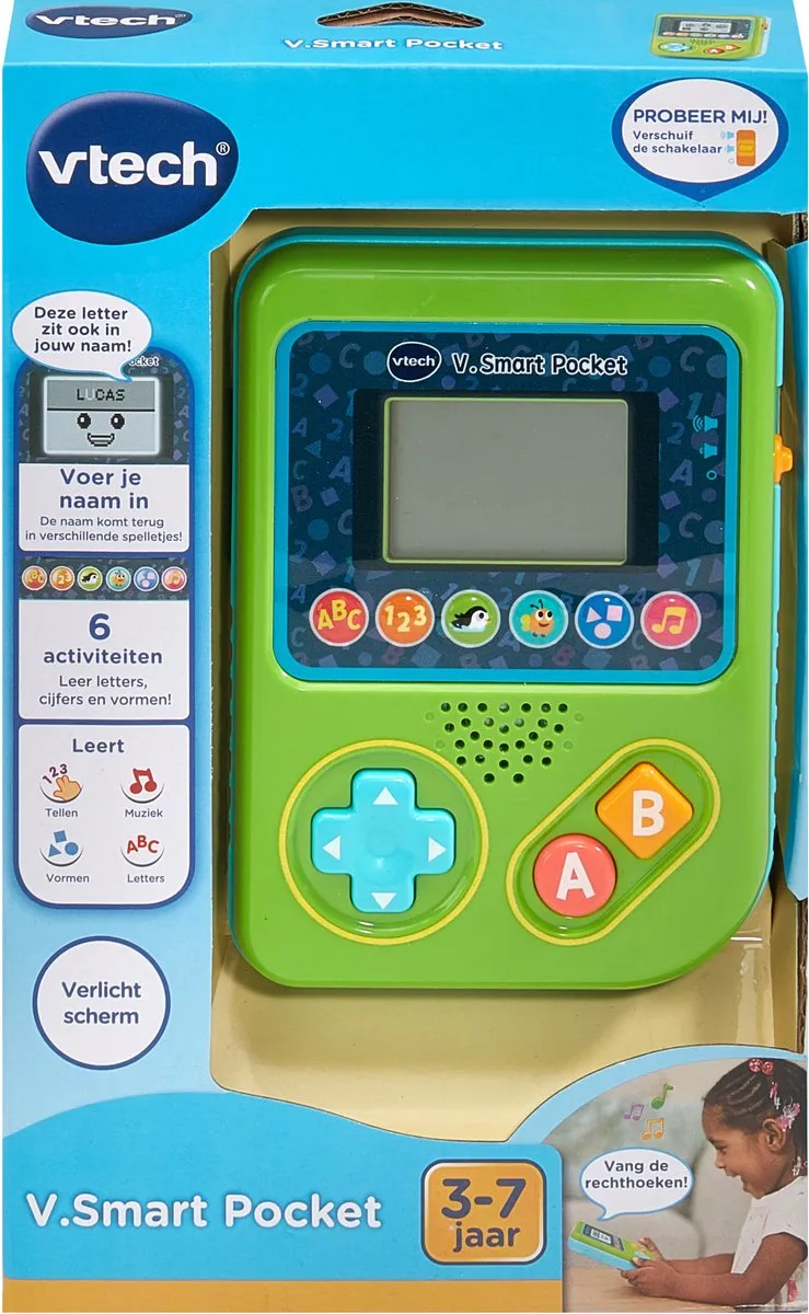 Vtech V.Smart Pocket Spel - Groen