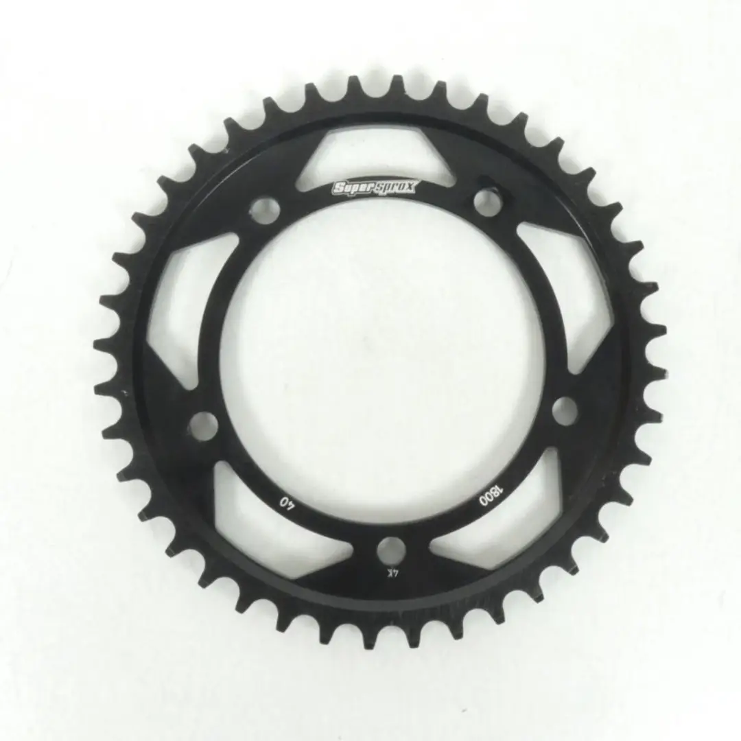 Couronne transmission SUPERSPROX pour moto Suzuki 1340 Hayabusa RFE-1800:40-BLK