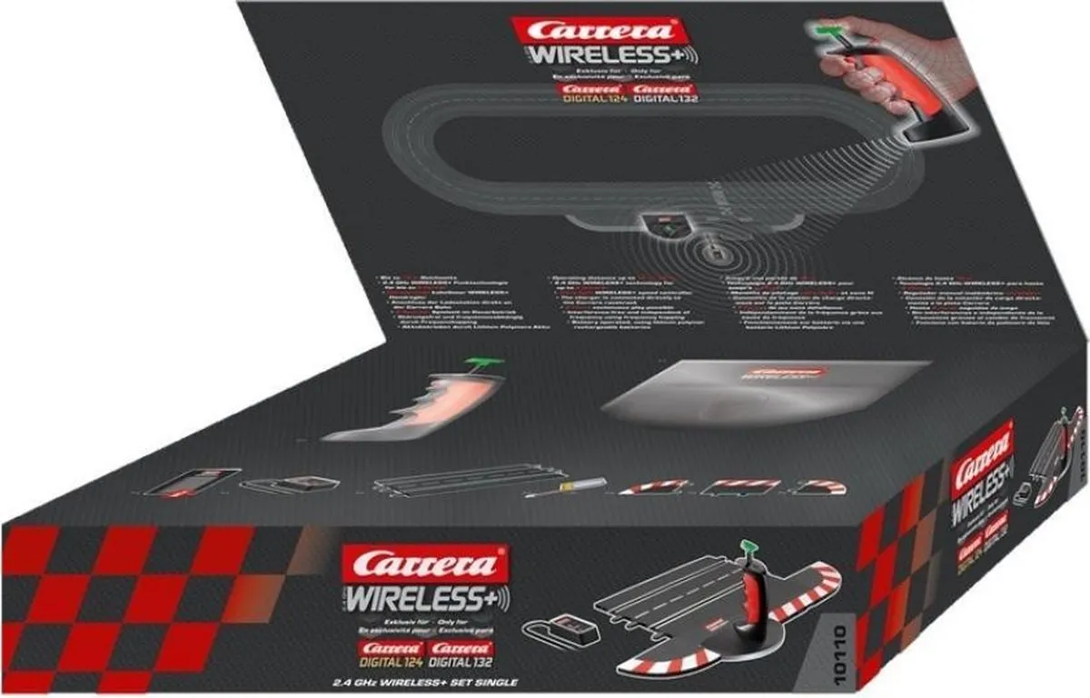 Carrera Wireless+ Set Single 4007486101104 - 4 Stuks - Zwart