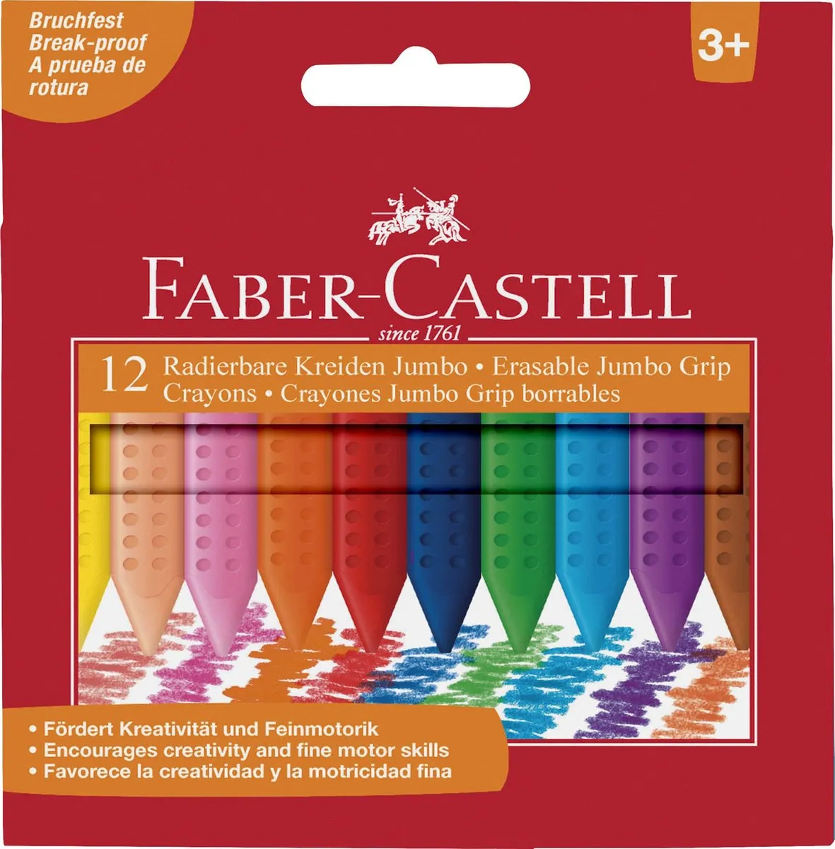 Faber-Castell GRIP Jumbo Waskrijt