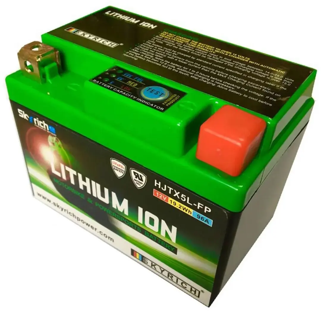 Skyrich Lithium Ion Accu LTX5L-BS/YTX5L-BS 12V - 19.2W - Yamaha