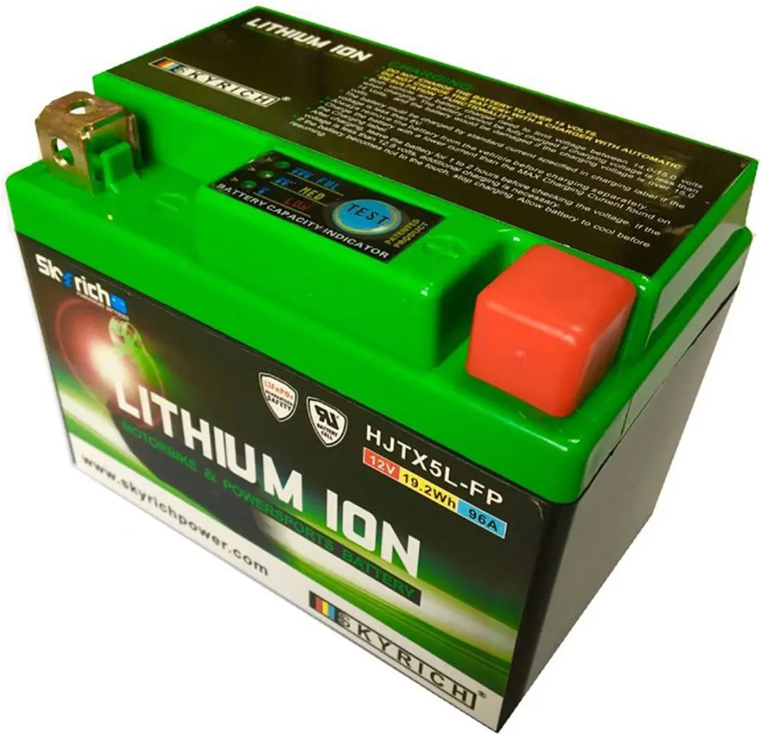 Skyrich Lithium Ion Accu LTX5L-BS/YTX5L-BS 12V