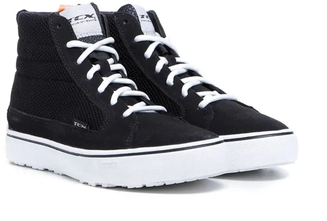 TCX Street 3 Lady Air Motorschoenen - Zwart/Wit - afbeelding 6 van 6