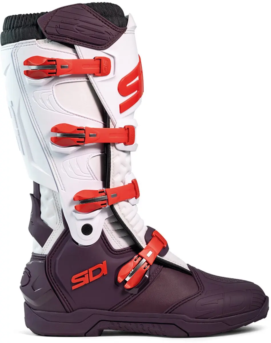 Sidi X-Power SC Crosslaarzen - Paars/Rood/Wit