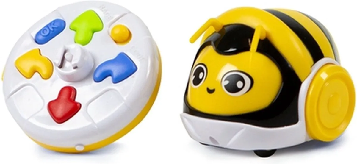 Clementoni Racing Bug Bee Junior Speelfiguur - 3-delig Geel