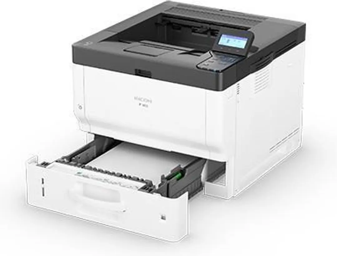 Ricoh P 502 A4 Mono Laserprinter - 500 Vel - Wit - afbeelding 2 van 3