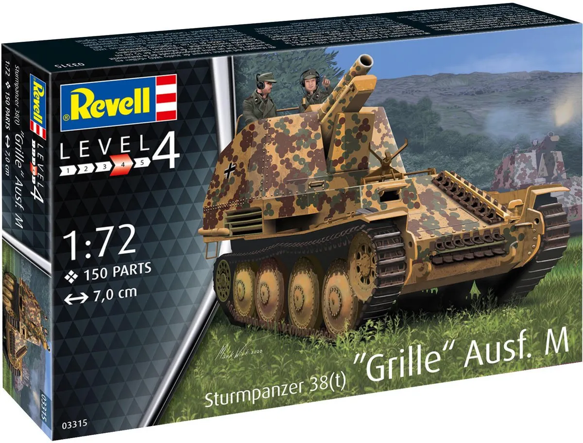 Revell 03315 Sturmpanzer 38(t) Grille Ausf. M Modelbouwpakket