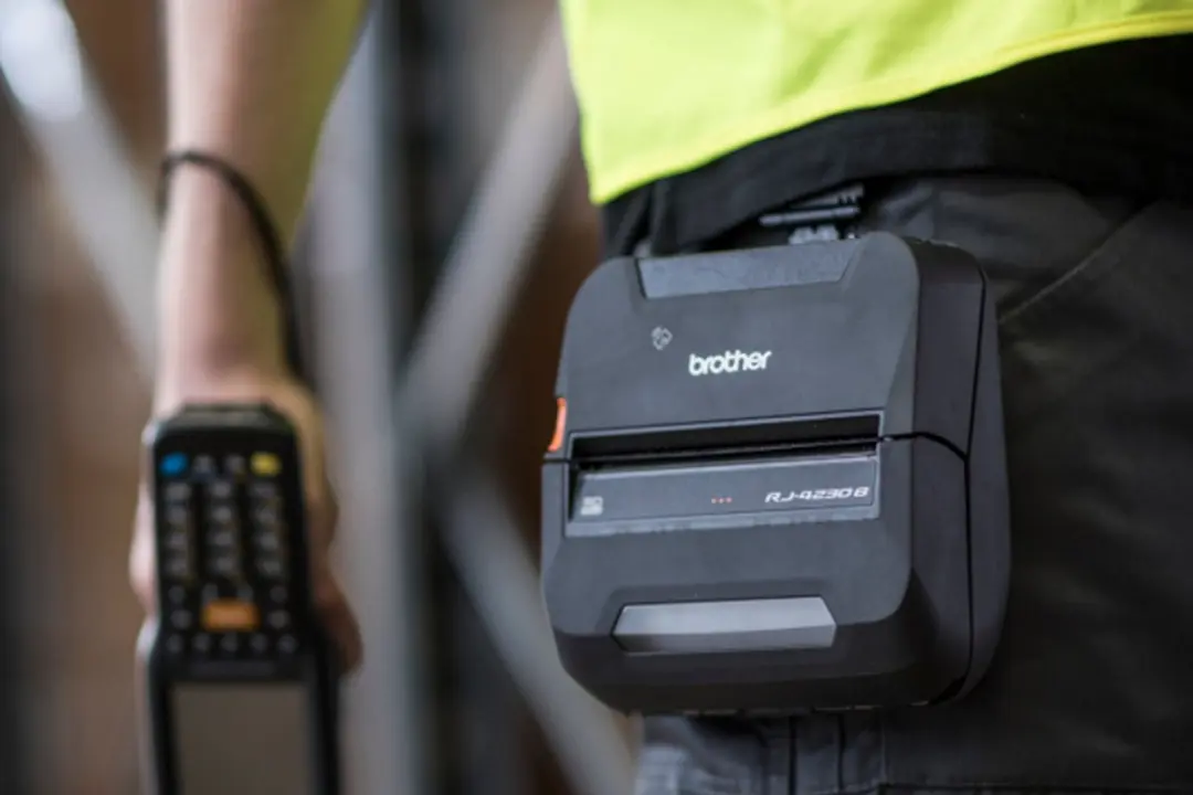 Brother RJ-4230B Mobiele POS-printer - 203x203 DPI - Zwart