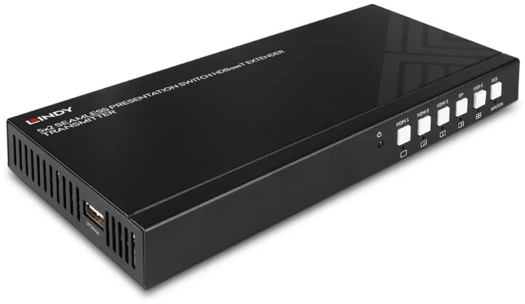 Lindy 38338 AV-zender - Zwart - afbeelding 3 van 6