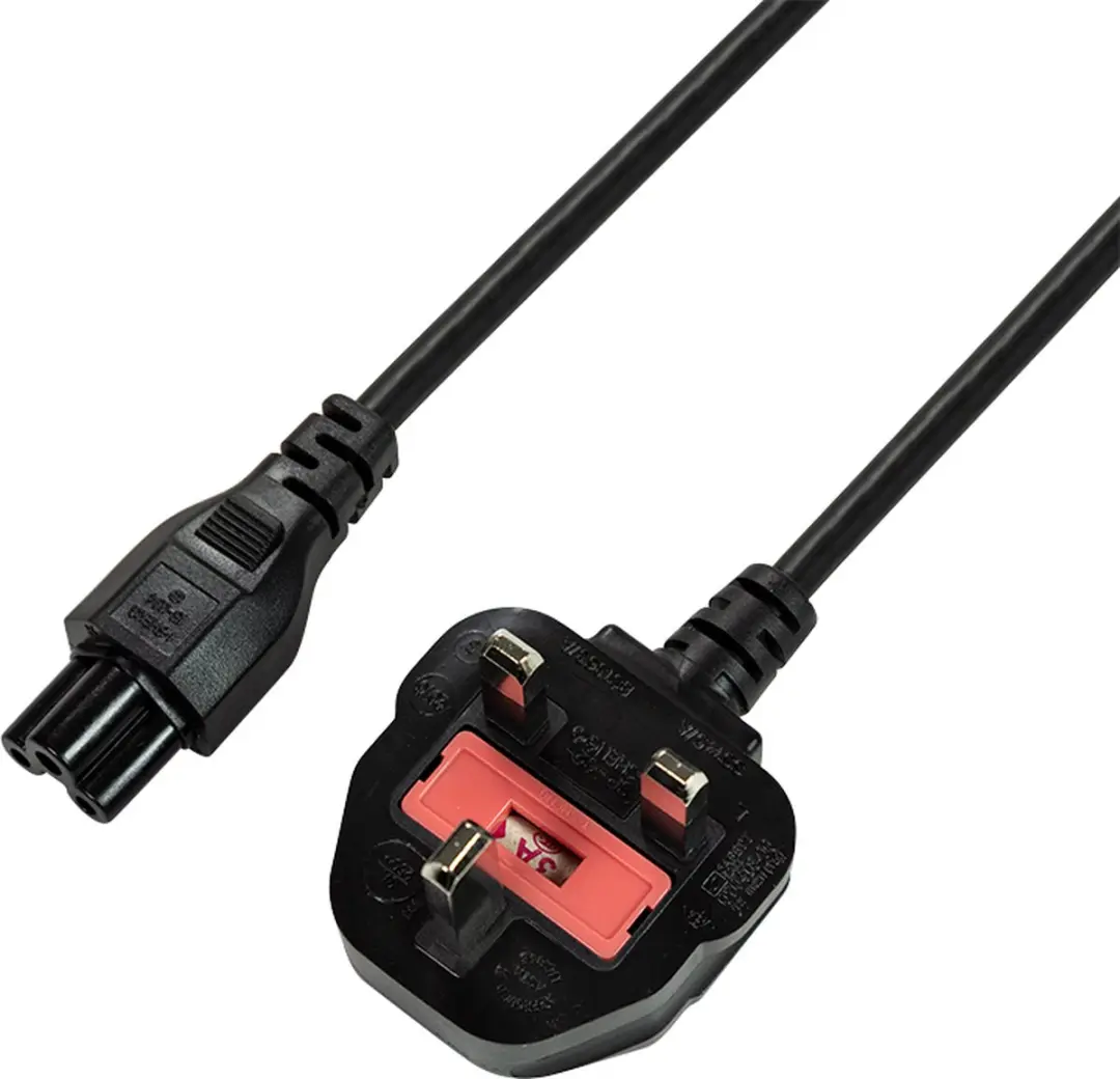 LogiLink CP120 electriciteitssnoer Zwart 1,8 m BS 1363 C5 stekker