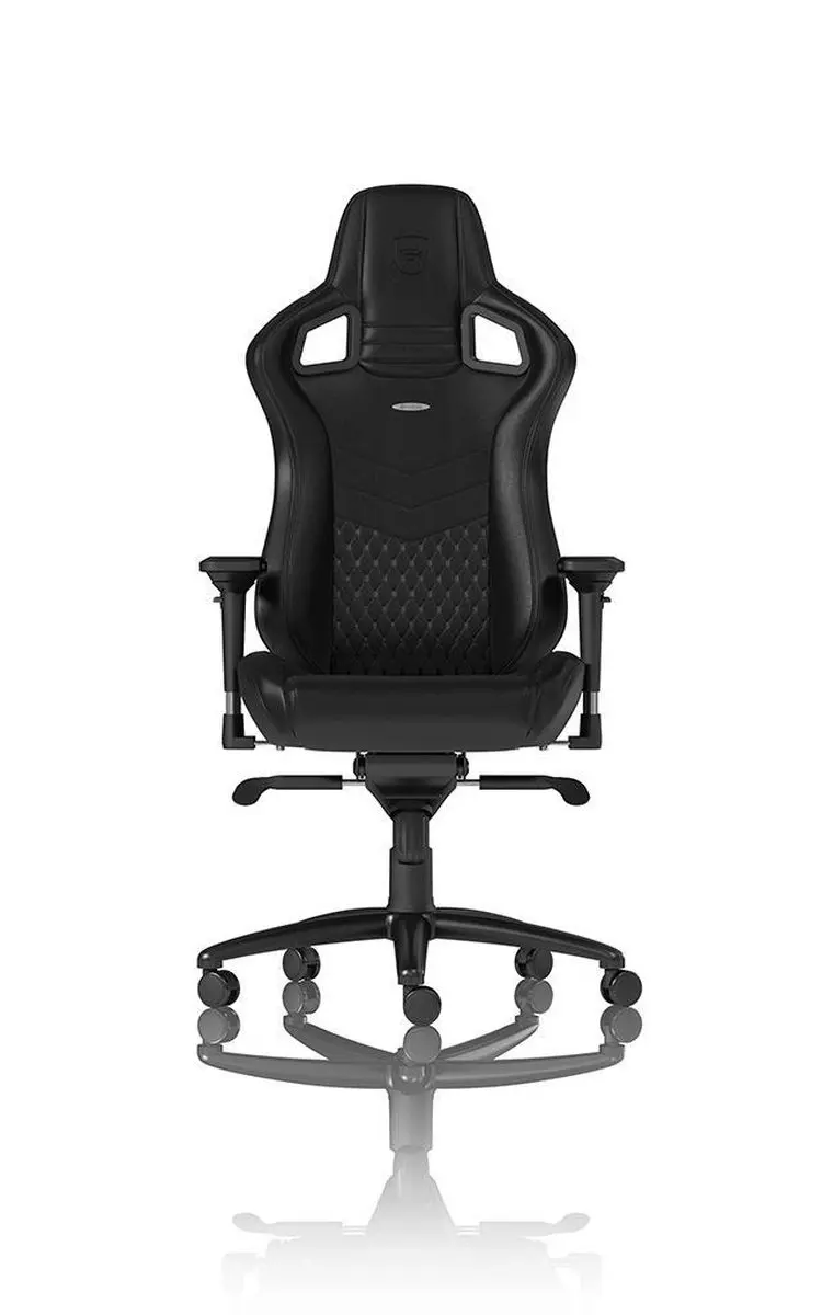 Noblechairs EPIC Real Leather Gamingstoel - Zwart