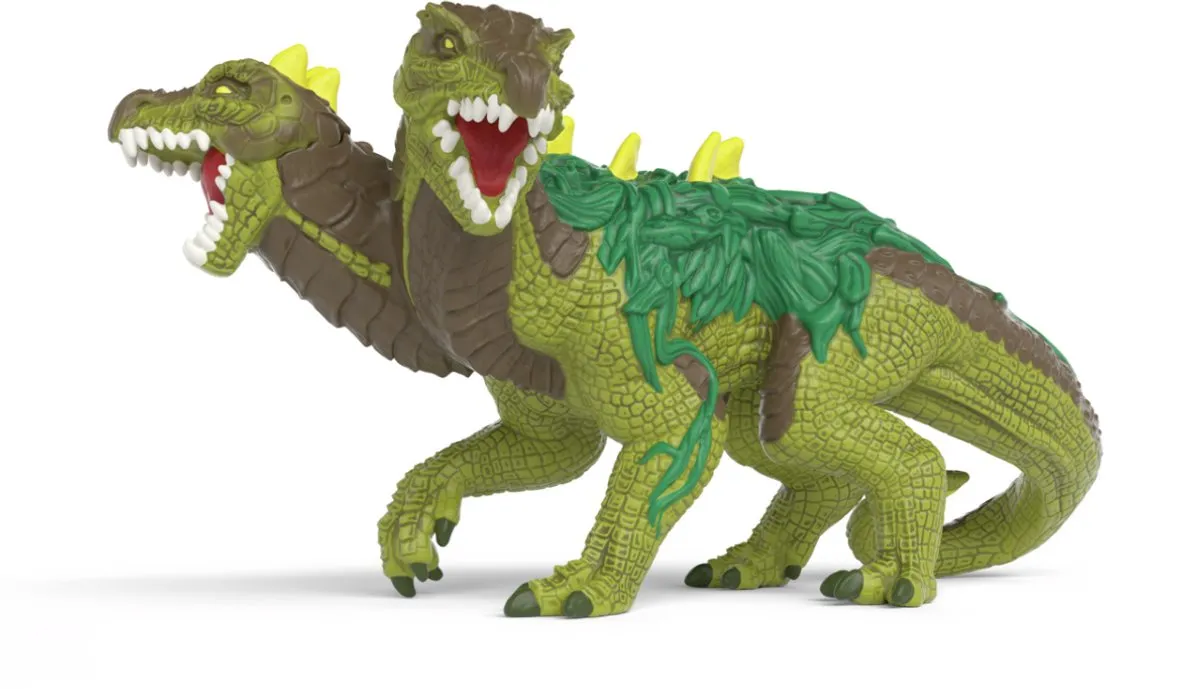 Schleich Eldrador Creatures Vuursaurus vs Junglehagedis 70834 - Groen/Rood