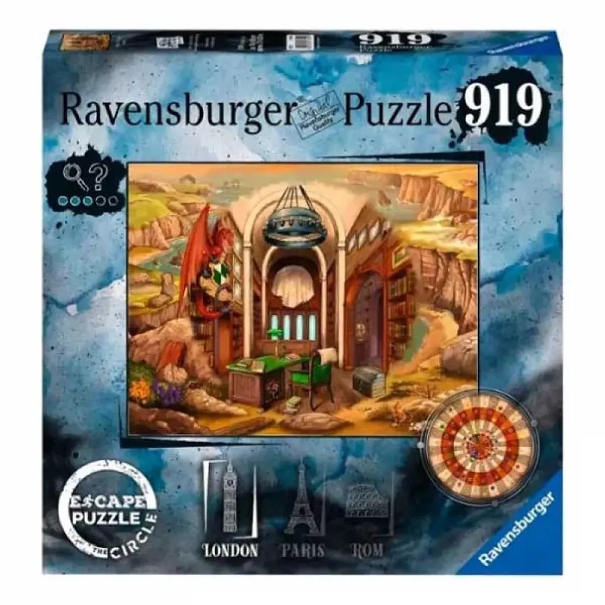 Ravensburger Escape the Circle London 920 Puzzeldelen - Multicolor