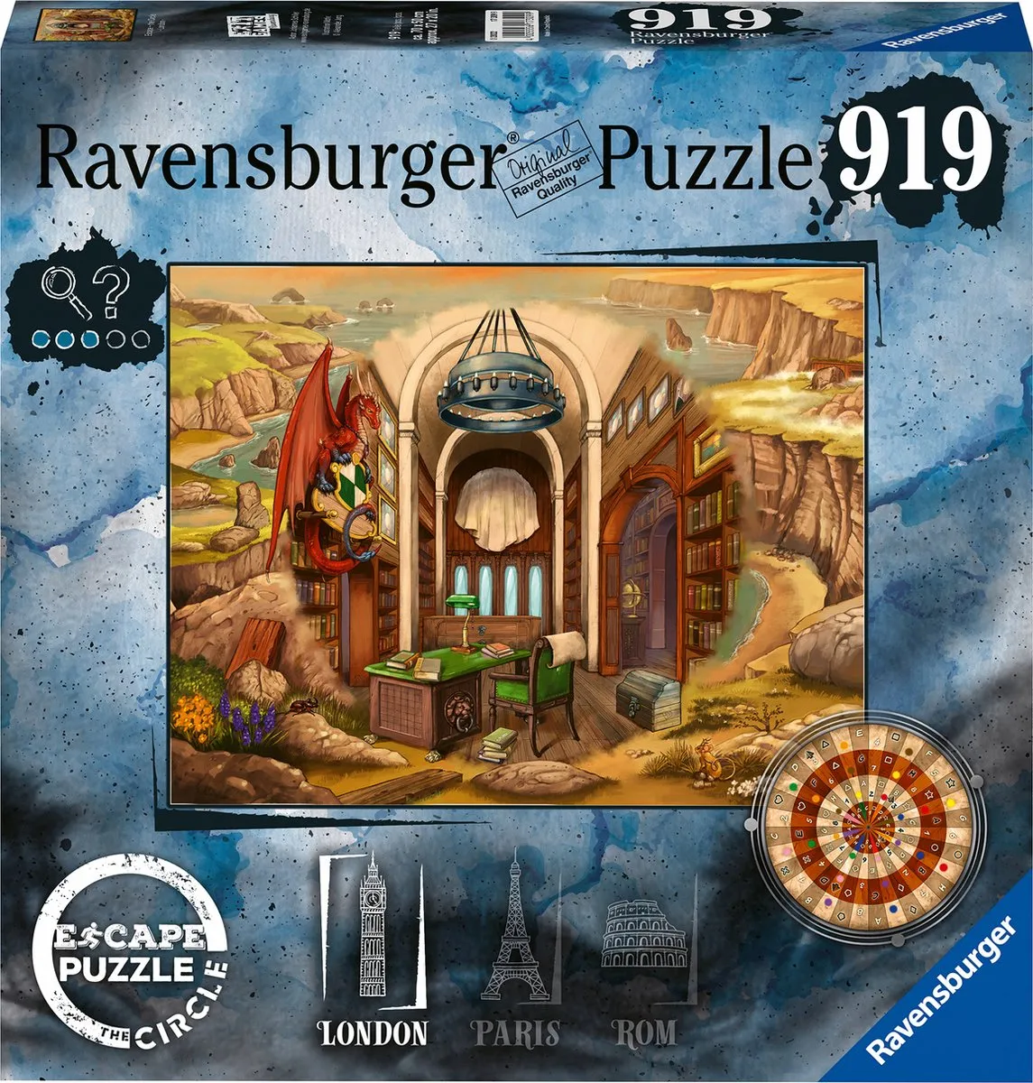 Ravensburger Escape the Circle London 920 Puzzeldelen - Multicolor