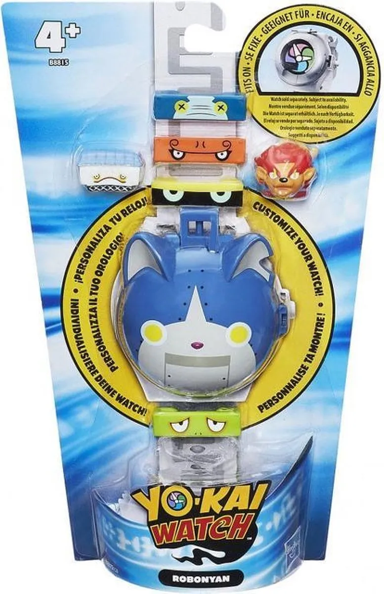 Hasbro Yo-Kai Watch Robonyan Horloge Accessoire Blauw
