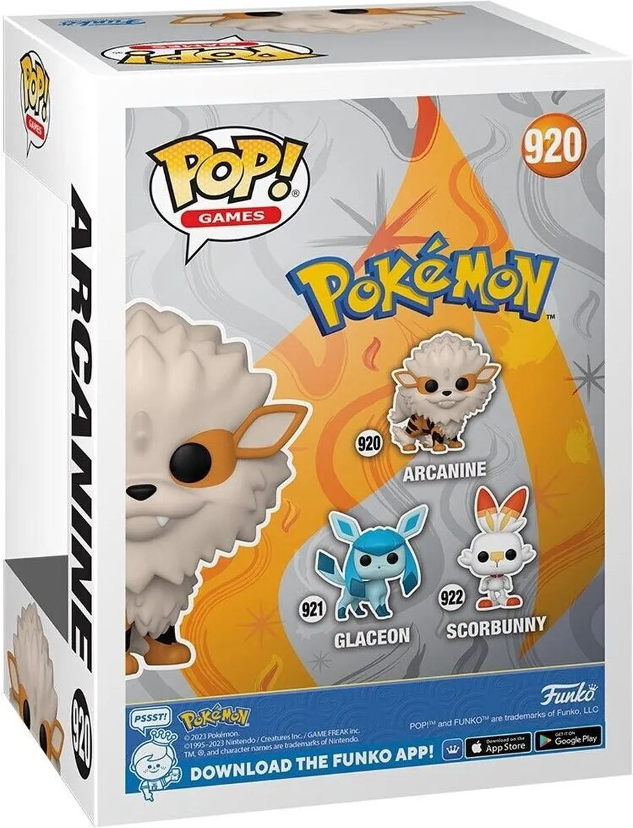 Funko Pop! Pokémon Arcanine #920 - Multi