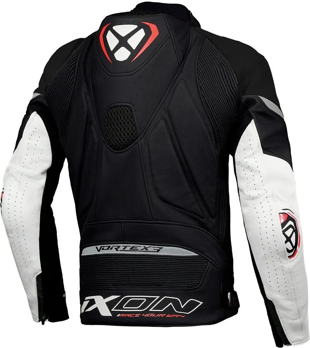 IXON Vortex 3 Motorjas 3XL - Zwart/Wit