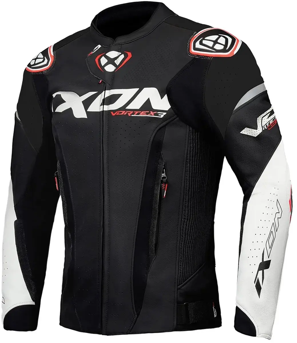 IXON Vortex 3 Motorjas 3XL - Zwart/Wit - afbeelding 6 van 6
