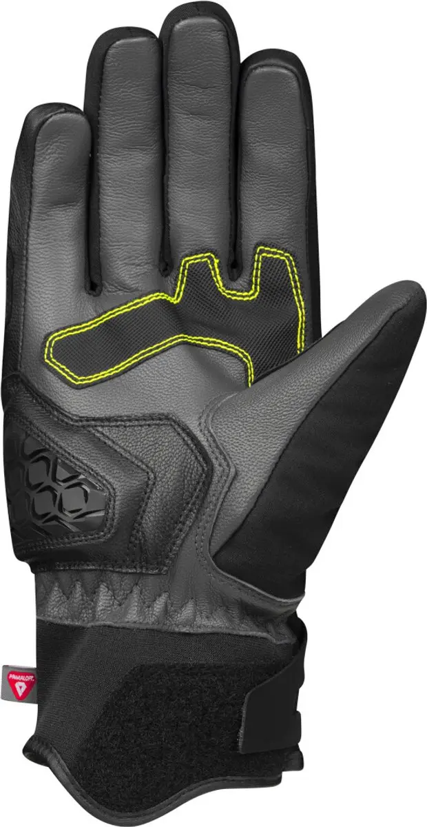 IXON Pro Knarr Handschoenen - M - Zwart/Grijs/Geel