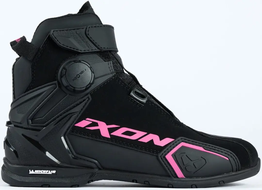 IXON Bull 2 WP Motorschoenen - 36 - Zwart/roze