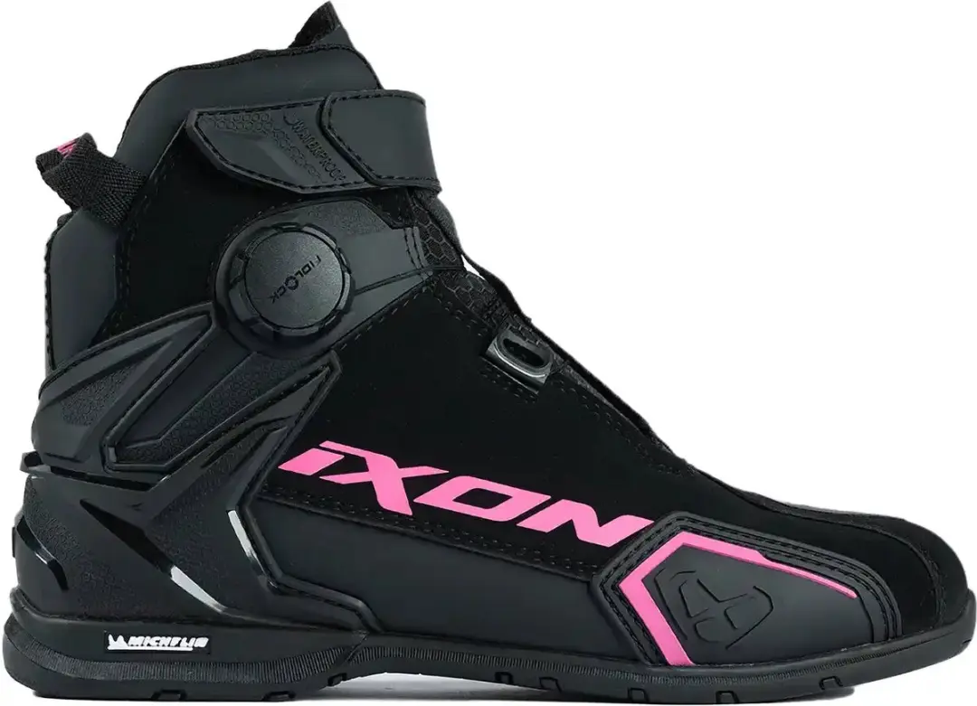 IXON Bull 2 WP Motorschoenen - 36 - Zwart/roze