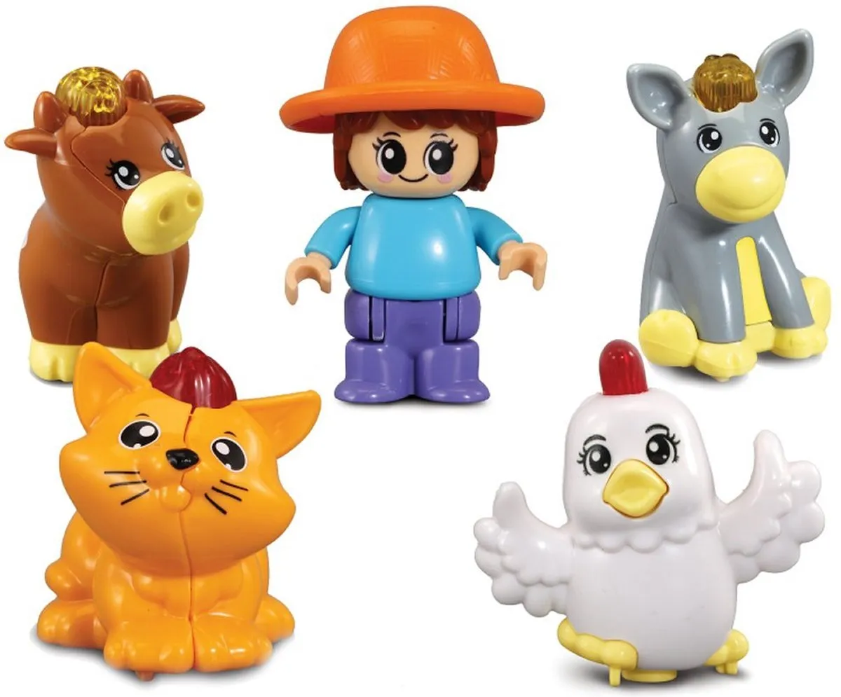 VTech Zoef Zoef Dierenboerderij Speelfigurenset 80-540623 - Multicolor - afbeelding 6 van 6