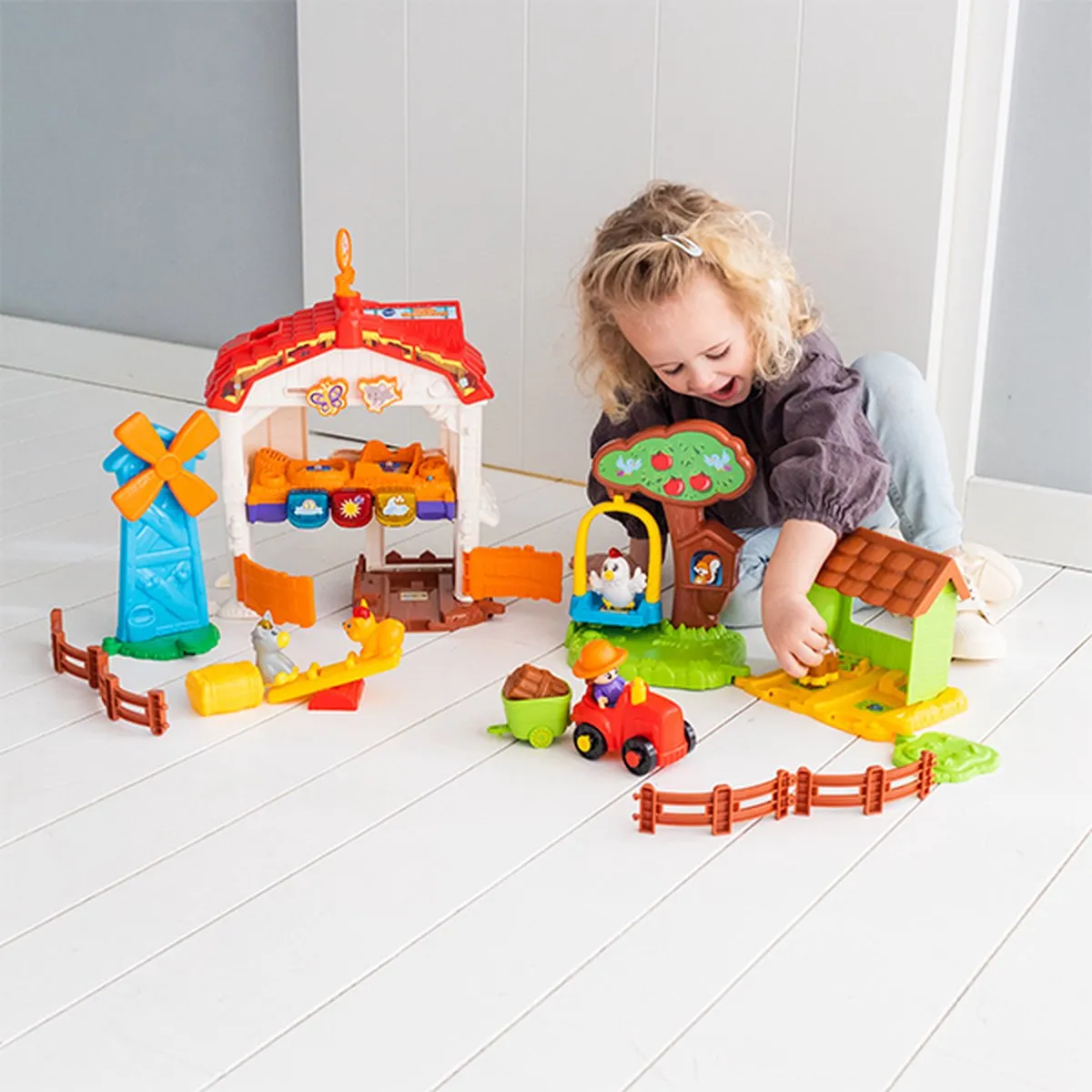 VTech Zoef Zoef Dierenboerderij Speelfigurenset 80-540623 - Multicolor