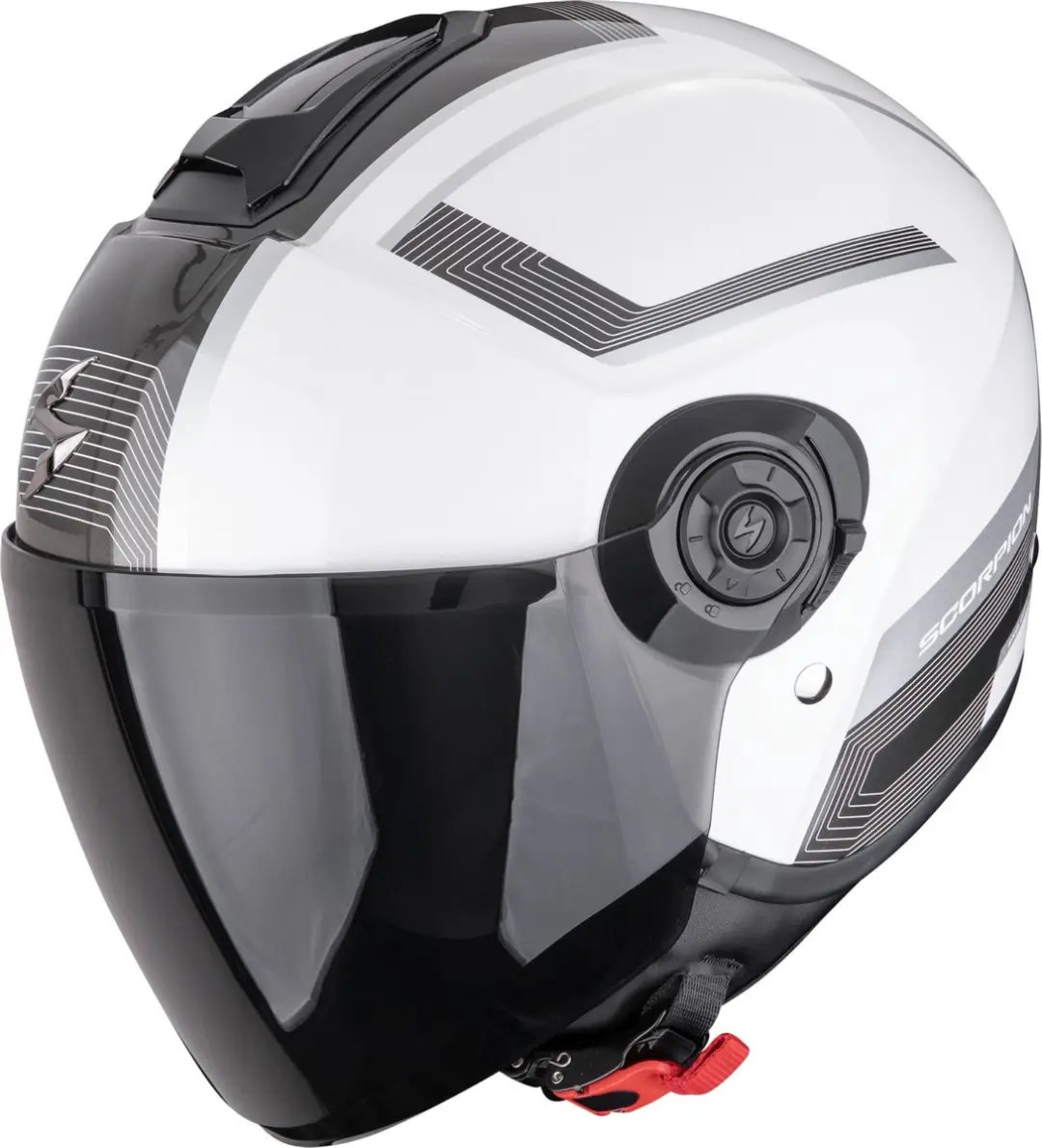 Scorpion Exo-City II Cosmos Jethelm - M - Rood/Wit/Zwart