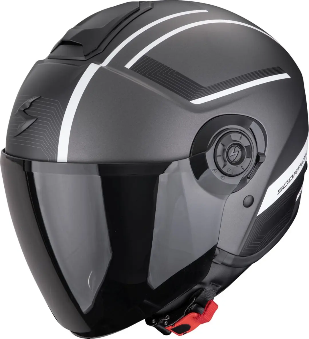 Scorpion Exo-City II Cosmos Jethelm - M - Rood/Wit/Zwart