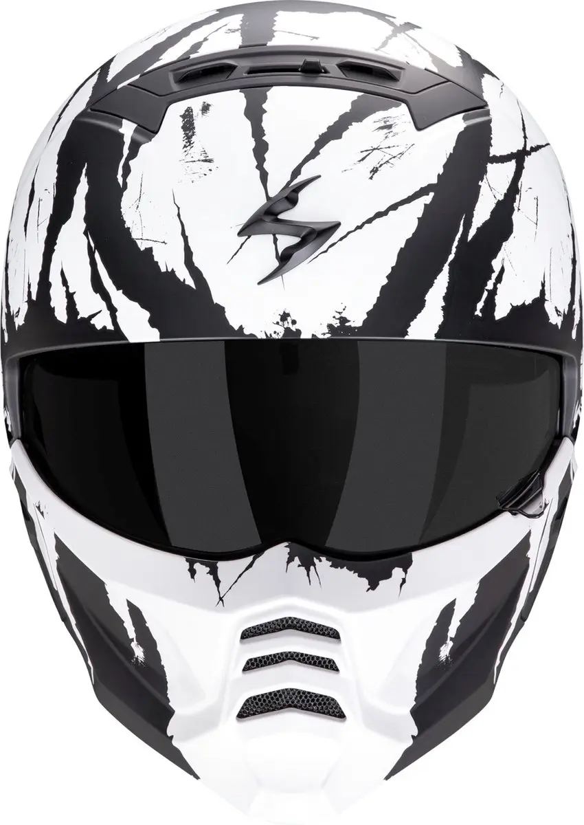 Scorpion EXO Combat II Marauder Jethelm M - Zwart/Wit