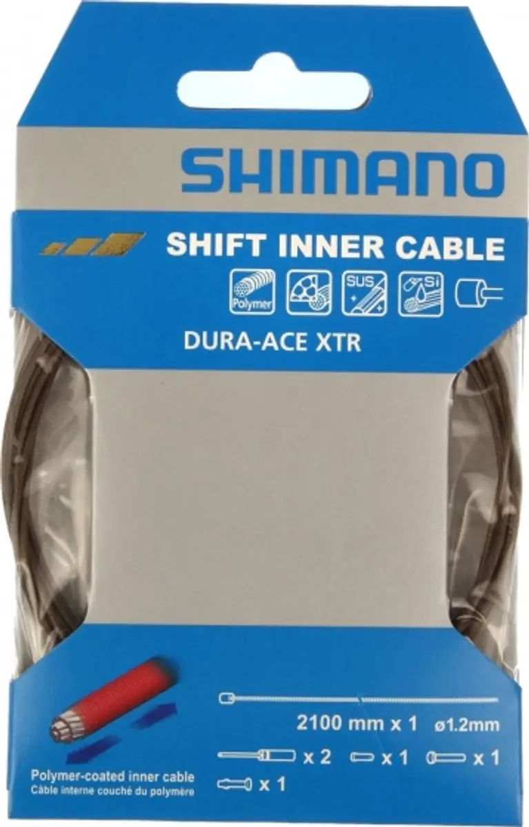 Shimano Dura-Ace 1,2x2100mm Binnenkabel Derailleur - Zwart - afbeelding 3 van 3