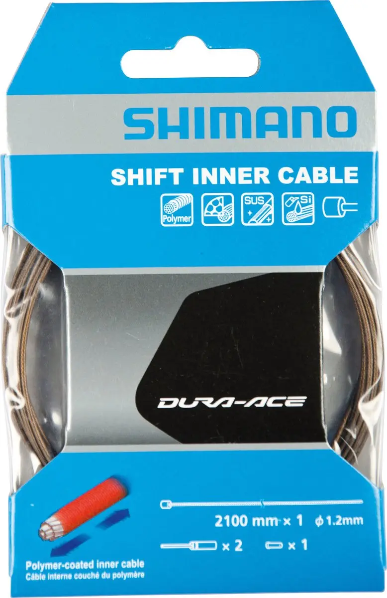 Shimano Dura-Ace 1,2x2100mm Binnenkabel Derailleur - Zwart - afbeelding 2 van 3